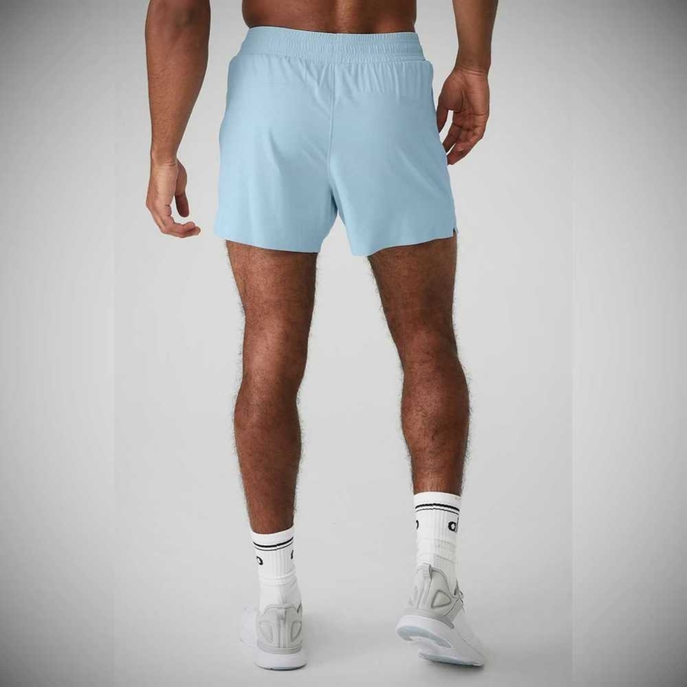 Bermudas Alo Yoga 5'' Adapt Correr Hombre Azules | MX-21IYRL