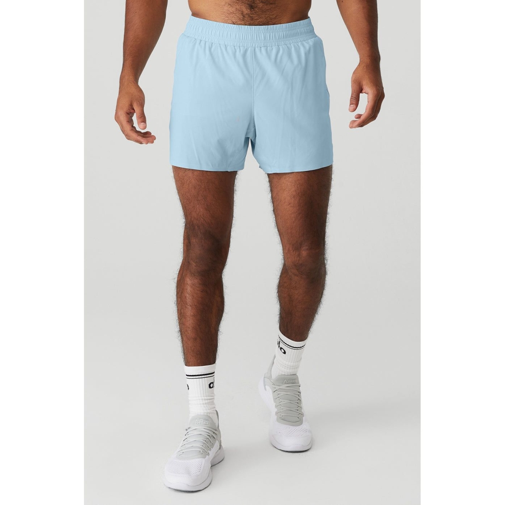 Bermudas Alo Yoga 5\'\' Adapt Correr Hombre Azules | MX-21IYRL