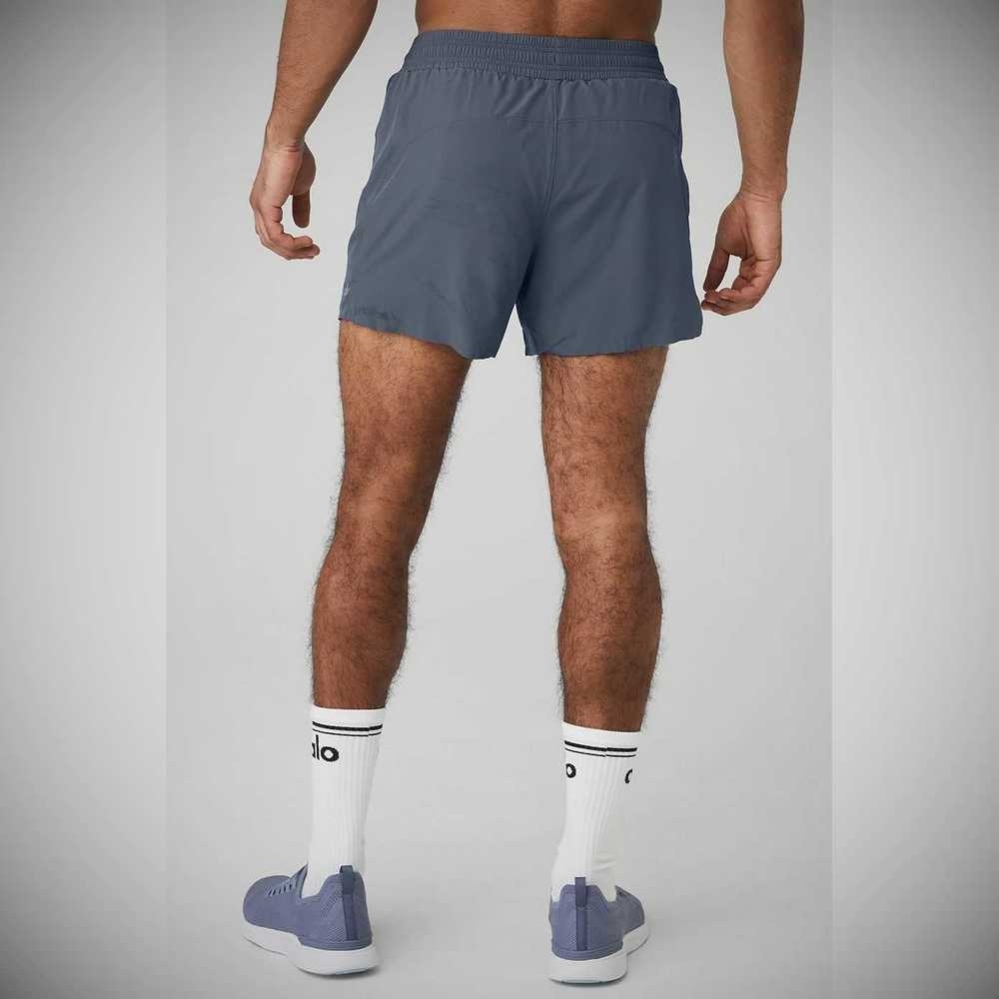 Bermudas Alo Yoga 5'' Adapt Correr Hombre Grises | MX-58CGHD