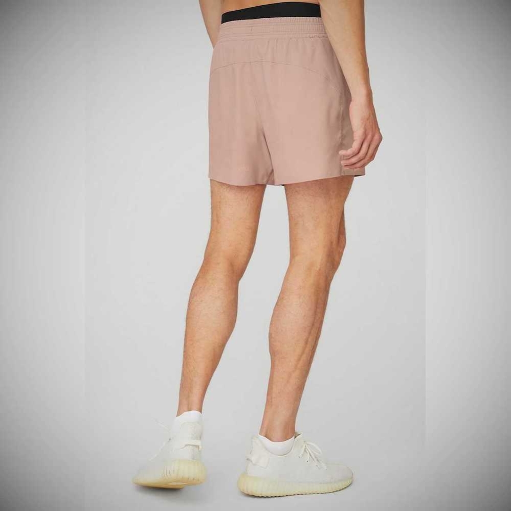 Bermudas Alo Yoga 5'' Adapt Correr Hombre Rosas Grises | MX-73WEUA