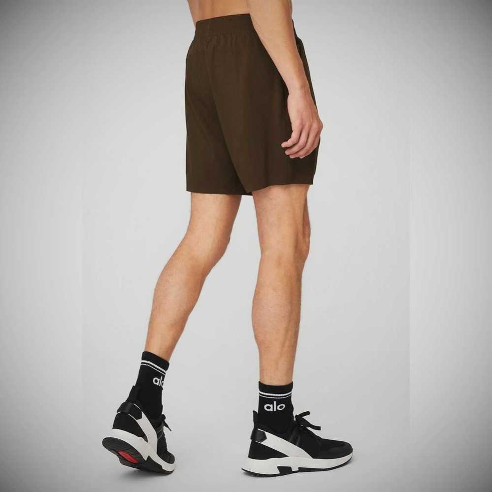 Bermudas Alo Yoga 7'' Advance 2-In-1 Hombre Cafes | MX-39PQFO