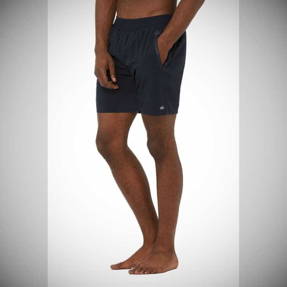 Bermudas Alo Yoga 7” Advance 2-In-1 Hombre Azul Marino Oscuro | MX-79XHMF