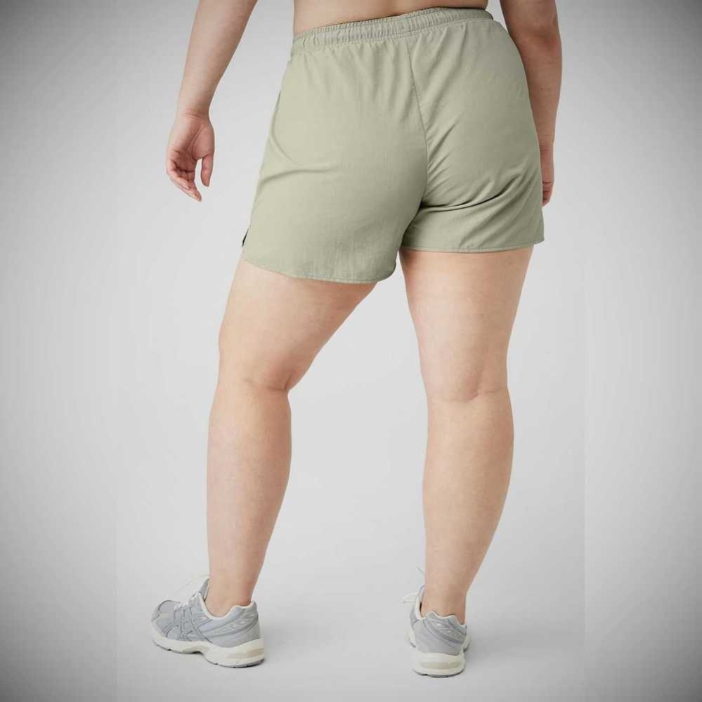 Bermudas Alo Yoga Alumni Mujer Grises | MX-43YSAD