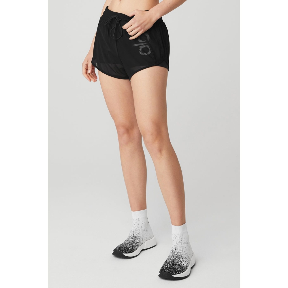 Bermudas Alo Yoga Ambience Mujer Negros | MX-70UIGW