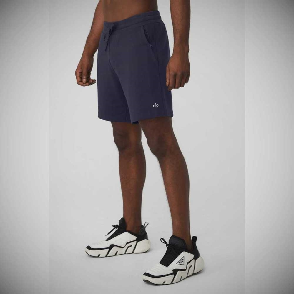 Bermudas Alo Yoga Chill Hombre Azul Marino | MX-90WNDX