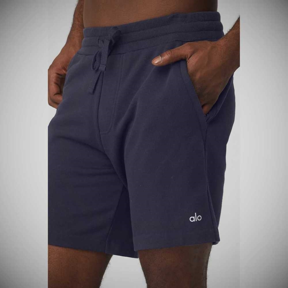 Bermudas Alo Yoga Chill Hombre Azul Marino | MX-90WNDX