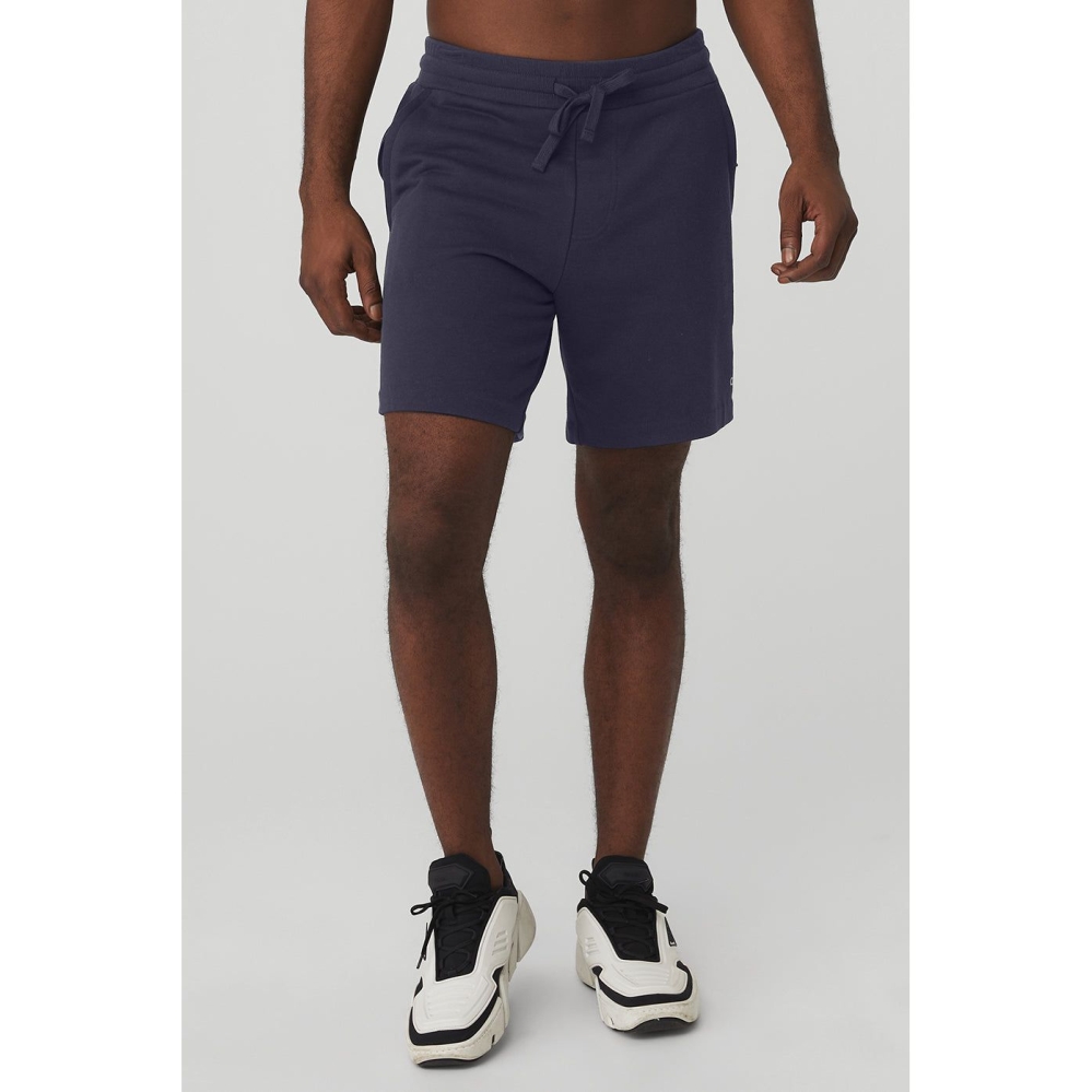 Bermudas Alo Yoga Chill Hombre Azul Marino | MX-90WNDX