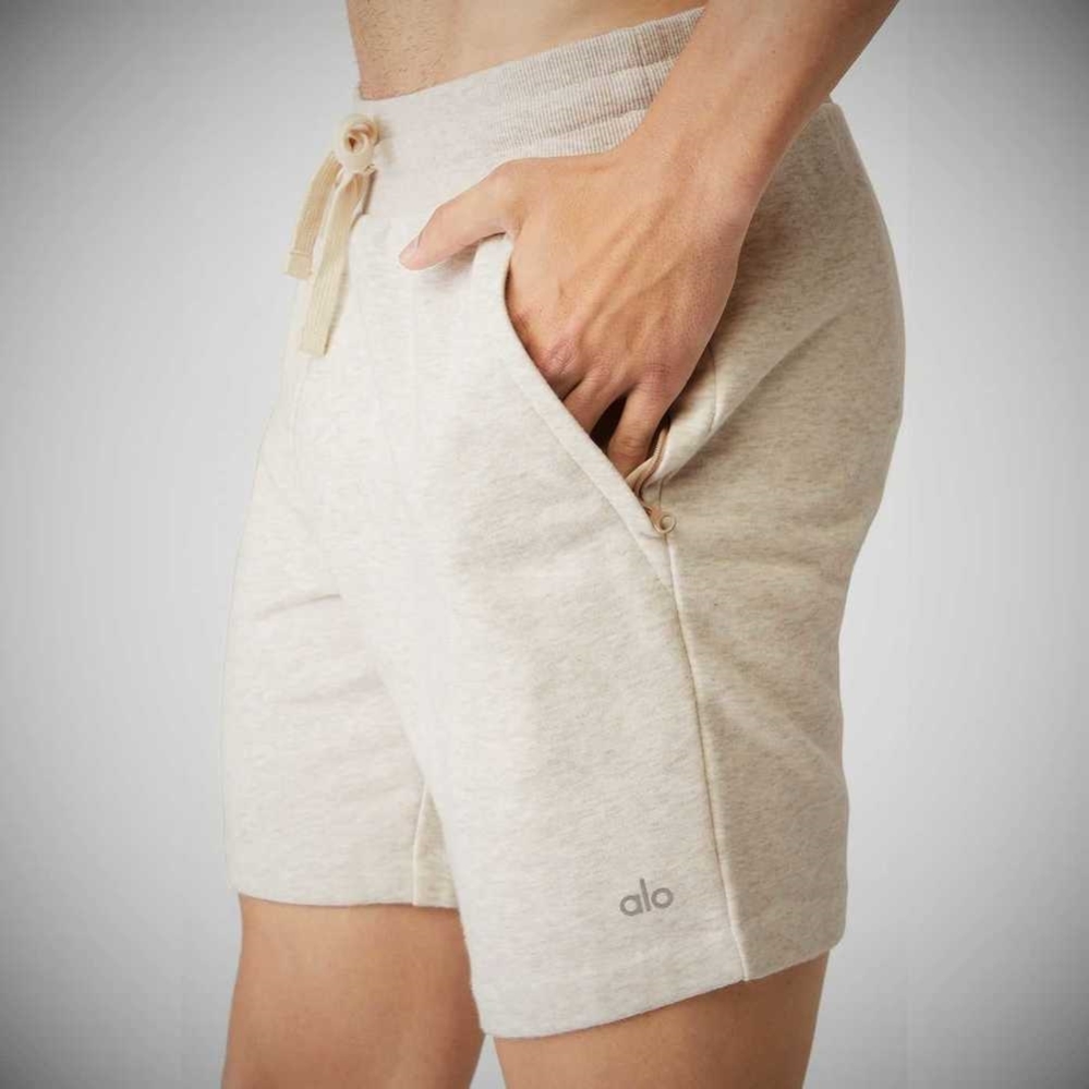 Bermudas Alo Yoga Chill Hombre Beige | MX-52HURD