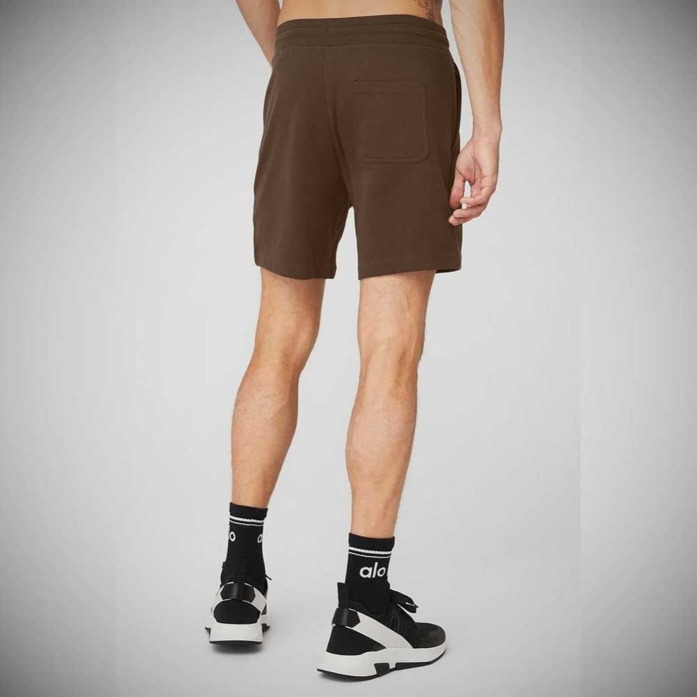 Bermudas Alo Yoga Chill Hombre Cafes | MX-02JNQZ