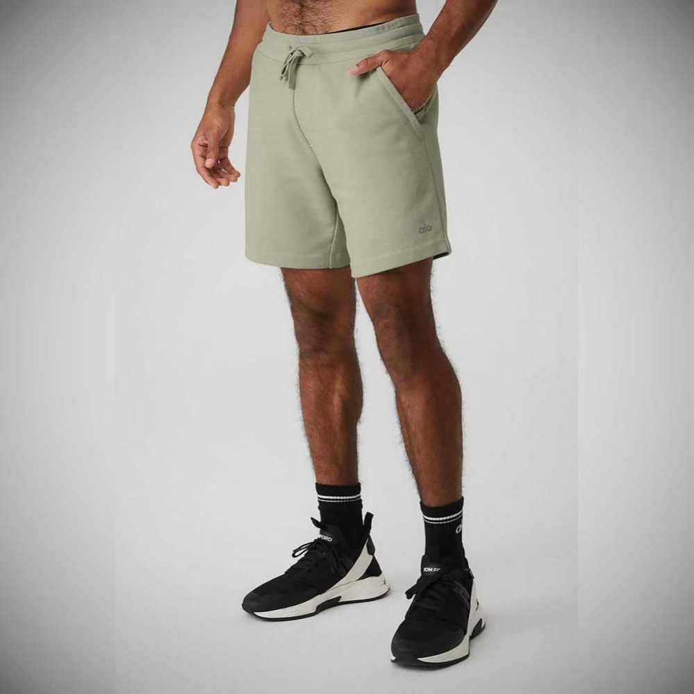 Bermudas Alo Yoga Chill Hombre Grises | MX-30TLPC