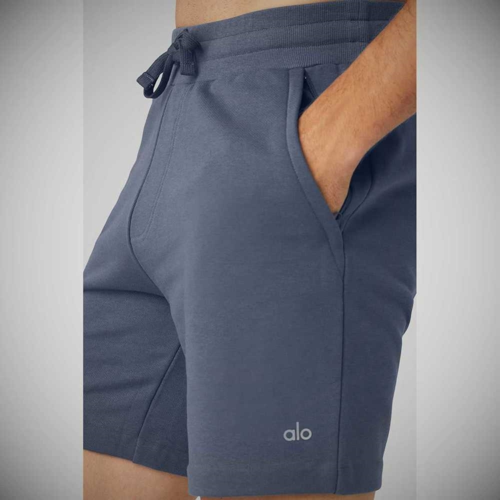 Bermudas Alo Yoga Chill Hombre Grises | MX-36VLCZ