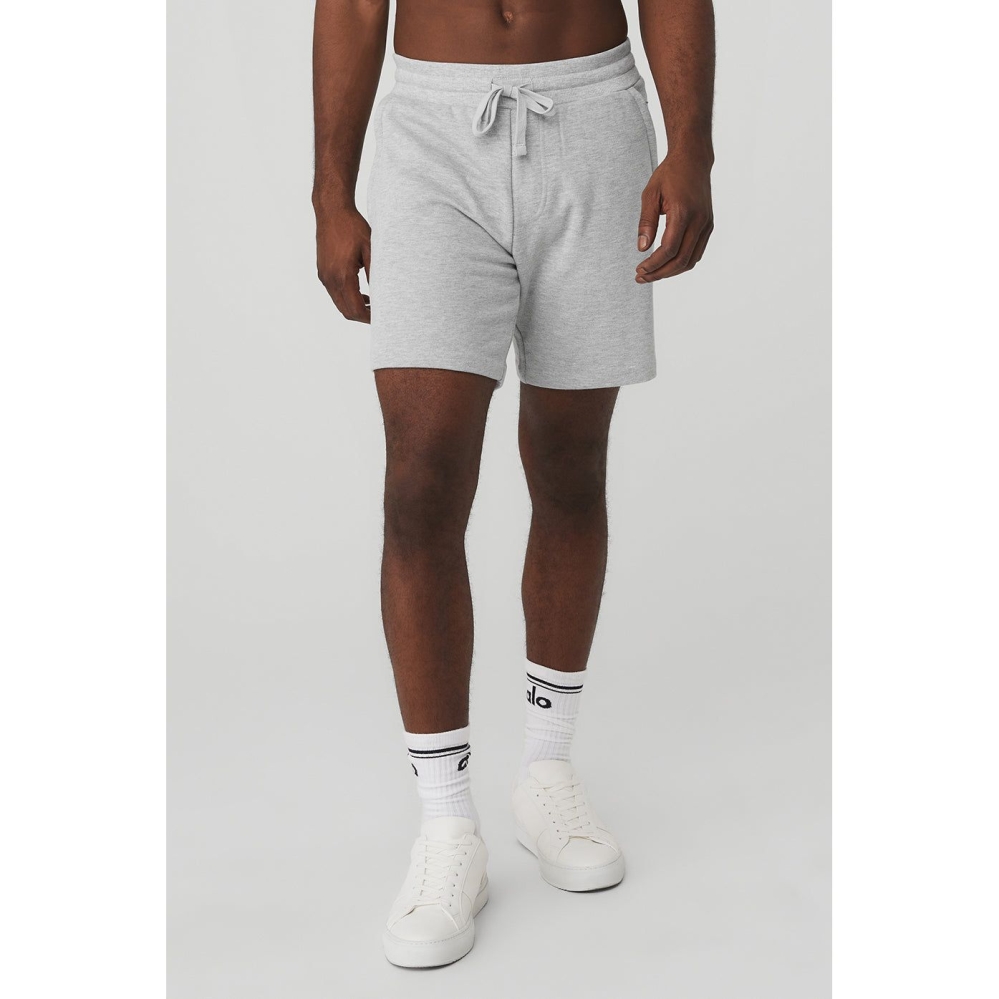 Bermudas Alo Yoga Chill Hombre Grises | MX-40EXJH