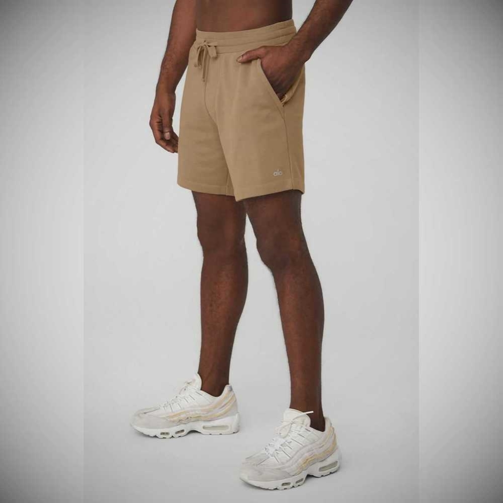 Bermudas Alo Yoga Chill Hombre Marrom | MX-40UGLV