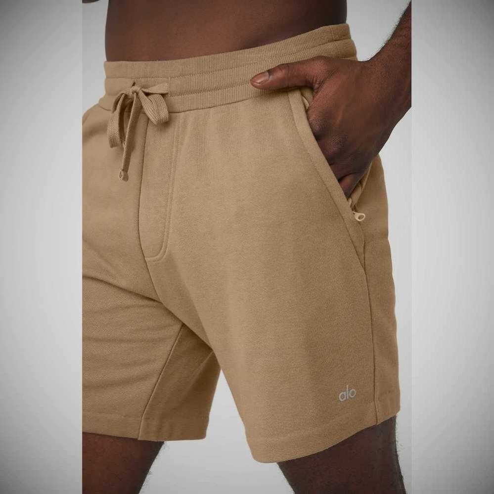 Bermudas Alo Yoga Chill Hombre Marrom | MX-40UGLV