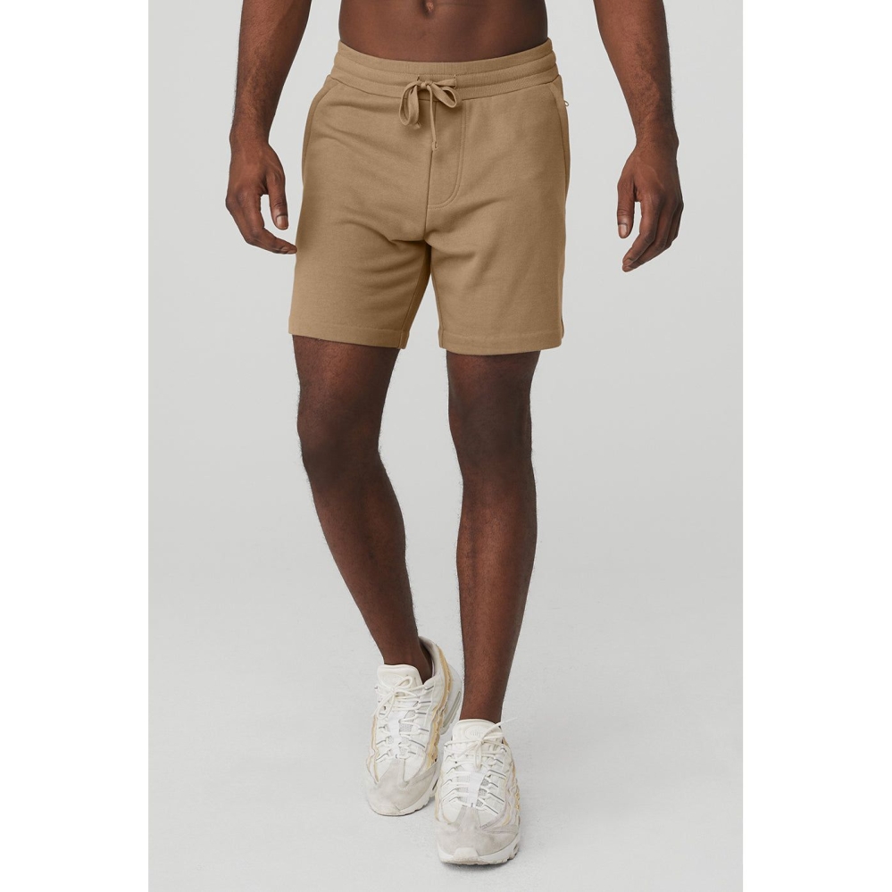 Bermudas Alo Yoga Chill Hombre Marrom | MX-40UGLV