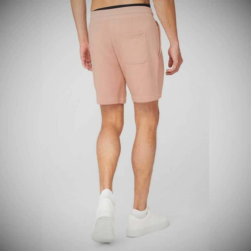 Bermudas Alo Yoga Chill Hombre Rosas Grises | MX-09CTAR