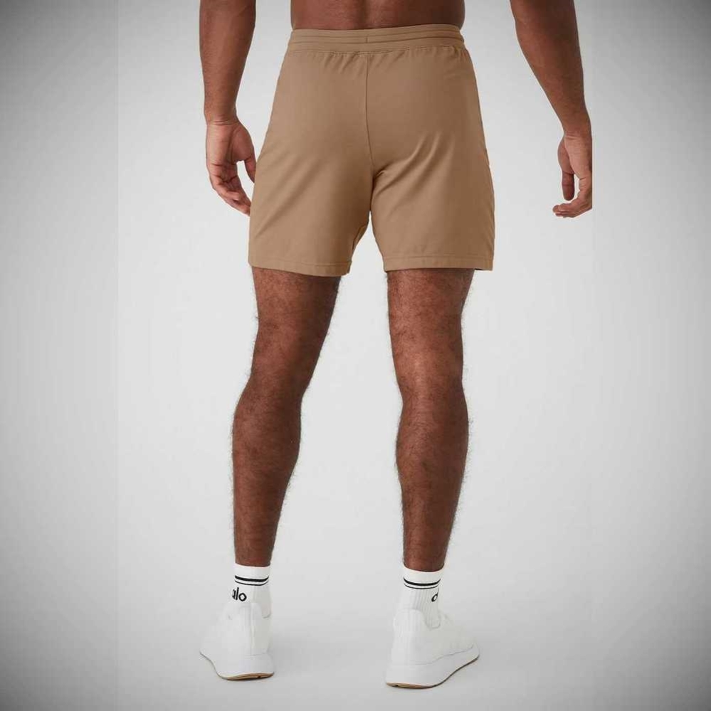 Bermudas Alo Yoga Conquer Reform Hombre Marrom | MX-06ZBDW