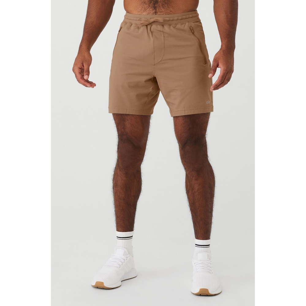 Bermudas Alo Yoga Conquer Reform Hombre Marrom | MX-06ZBDW