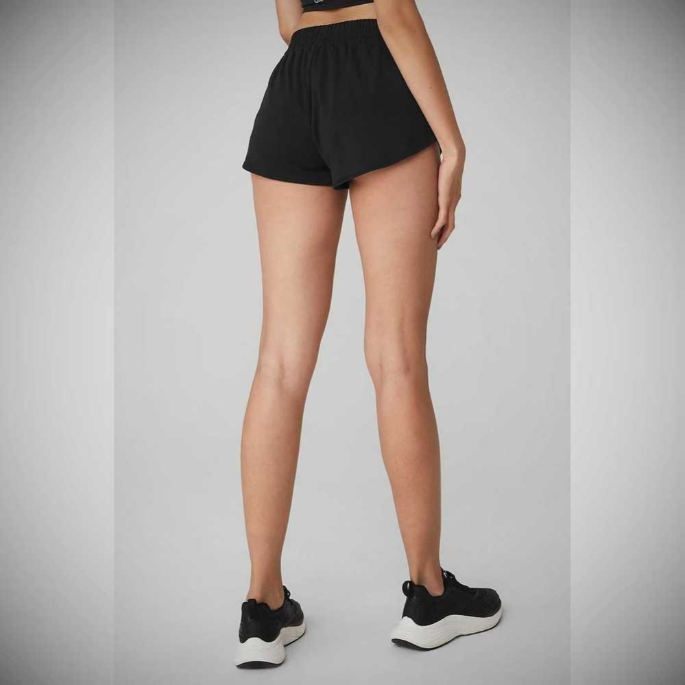 Bermudas Alo Yoga Dolphin Mujer Negros | MX-43UMLH