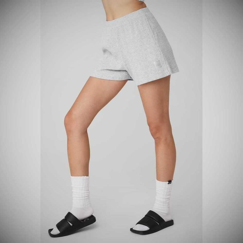 Bermudas Alo Yoga Muse Mujer Grises | MX-73MSPQ