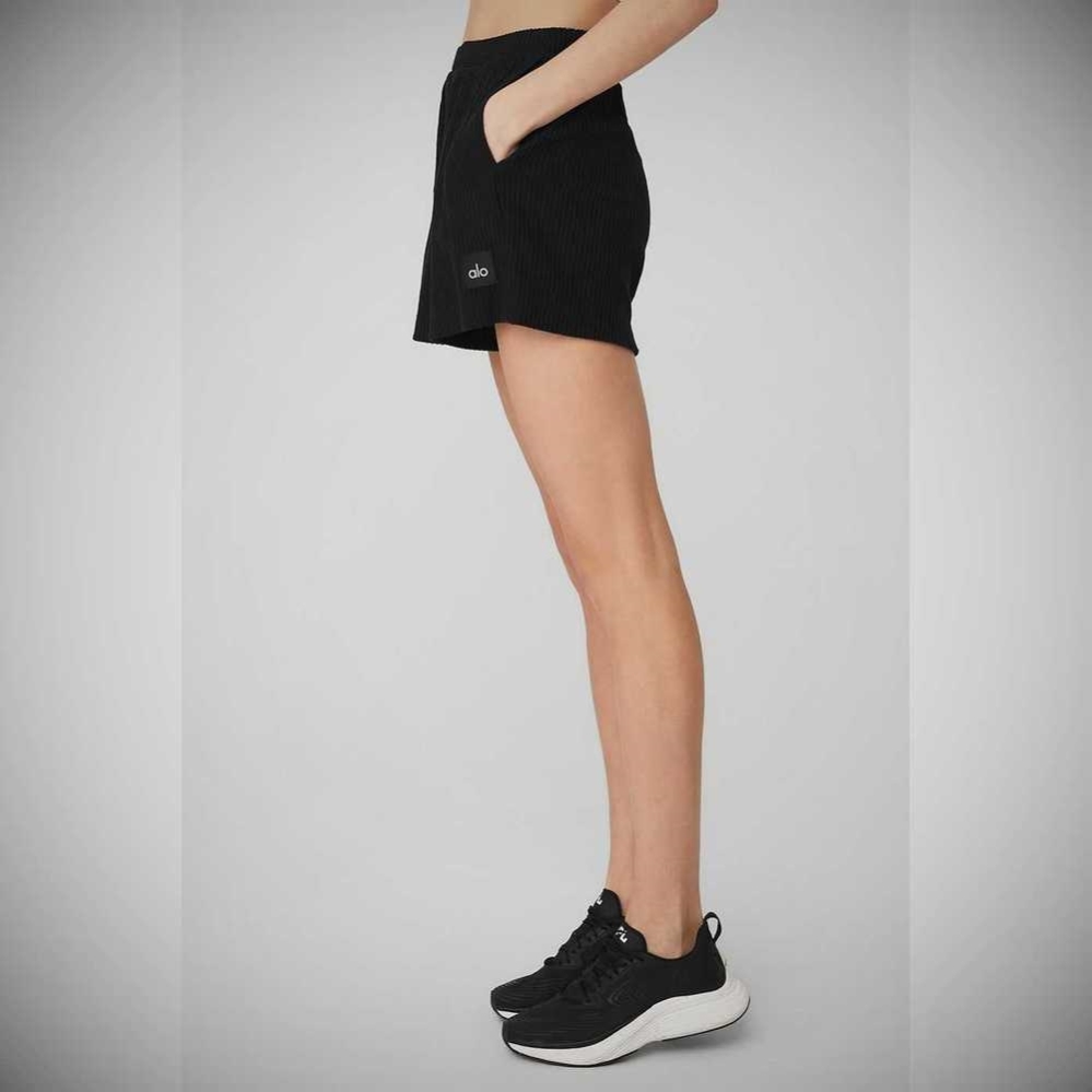 Bermudas Alo Yoga Muse Mujer Negros | MX-17TZSC