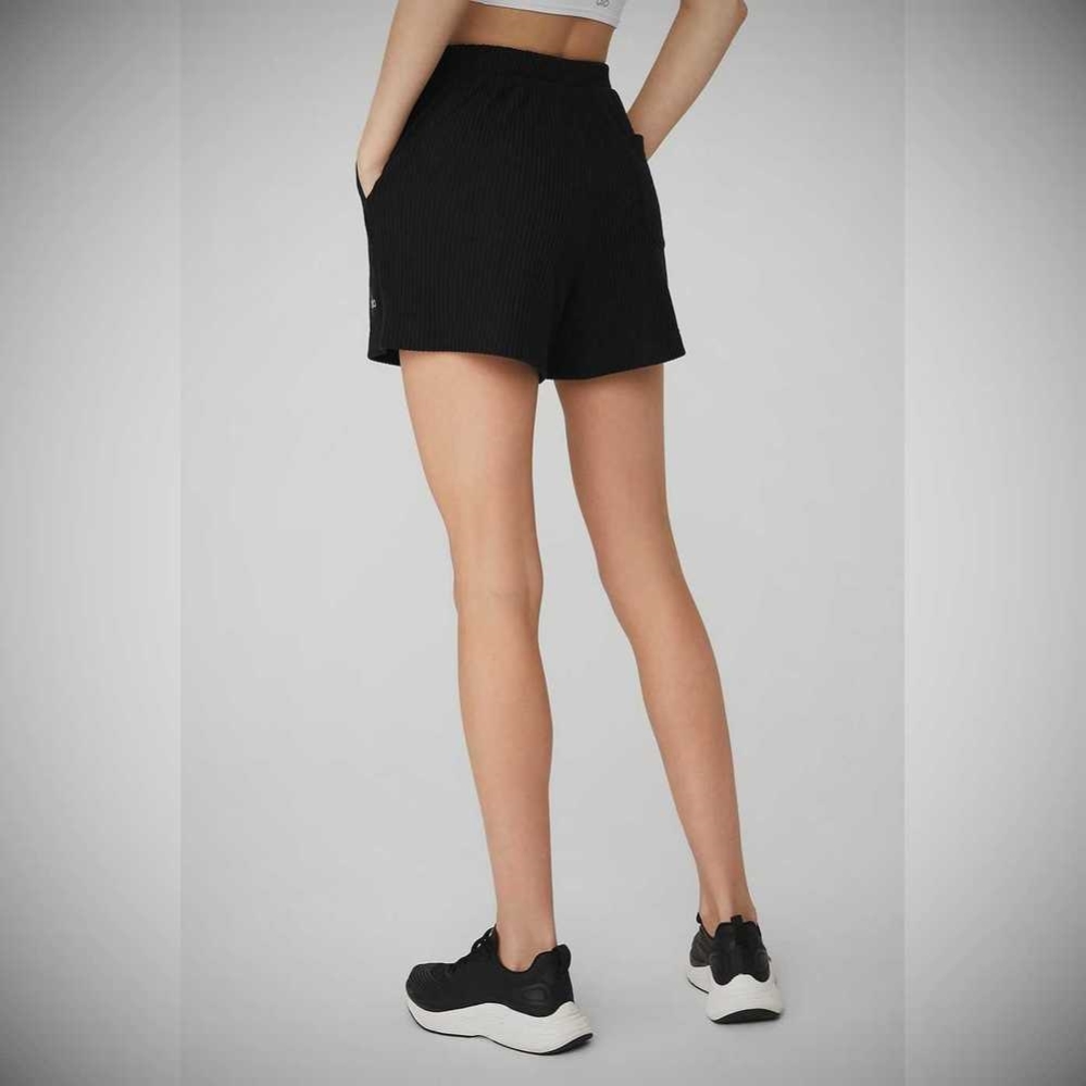 Bermudas Alo Yoga Muse Mujer Negros | MX-17TZSC