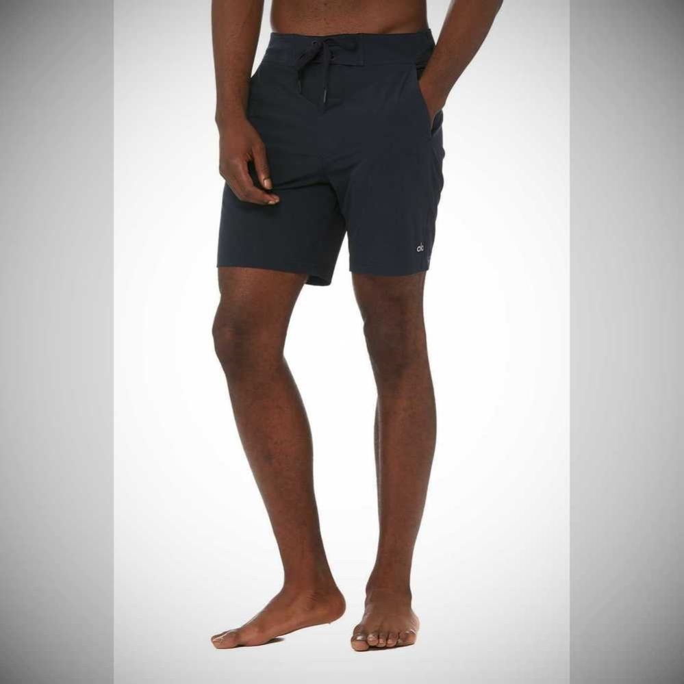 Bermudas Alo Yoga Plow Board Hombre Azul Marino Oscuro | MX-83GKUX