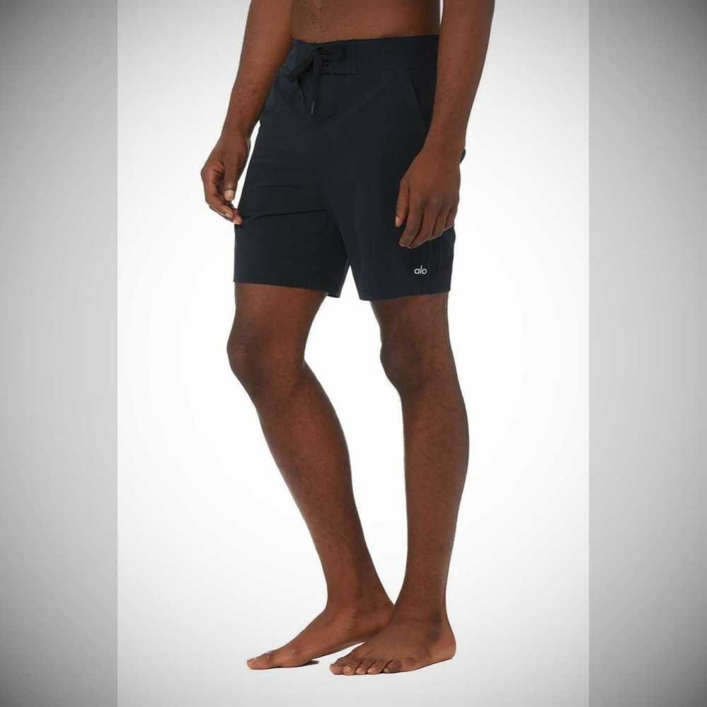 Bermudas Alo Yoga Plow Board Hombre Azul Marino Oscuro | MX-83GKUX