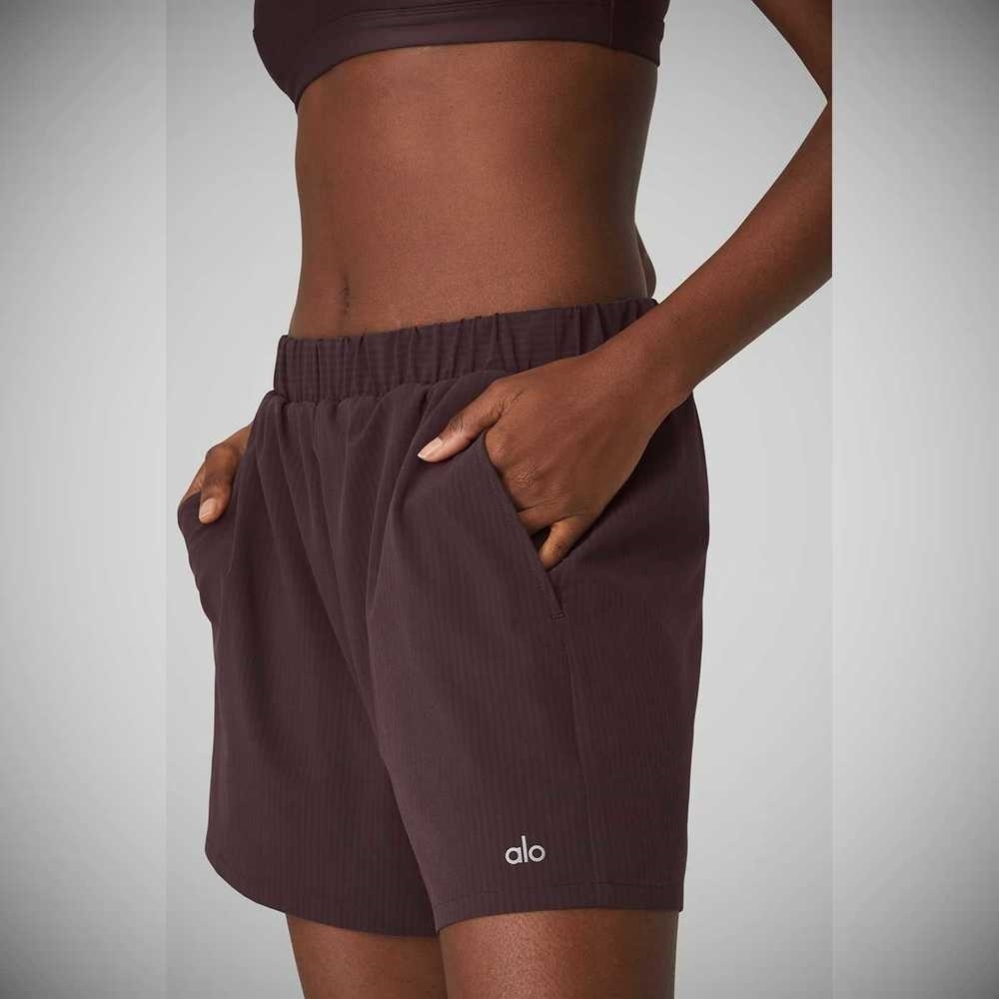 Bermudas Alo Yoga Ready Set Mujer Morados Grises | MX-57DTIX