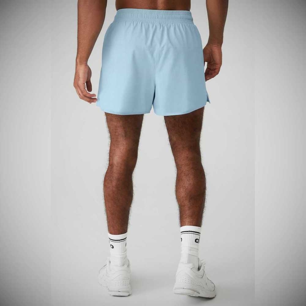 Bermudas Alo Yoga Ripstop 7'' On-Set Hombre Azules | MX-43JHKT