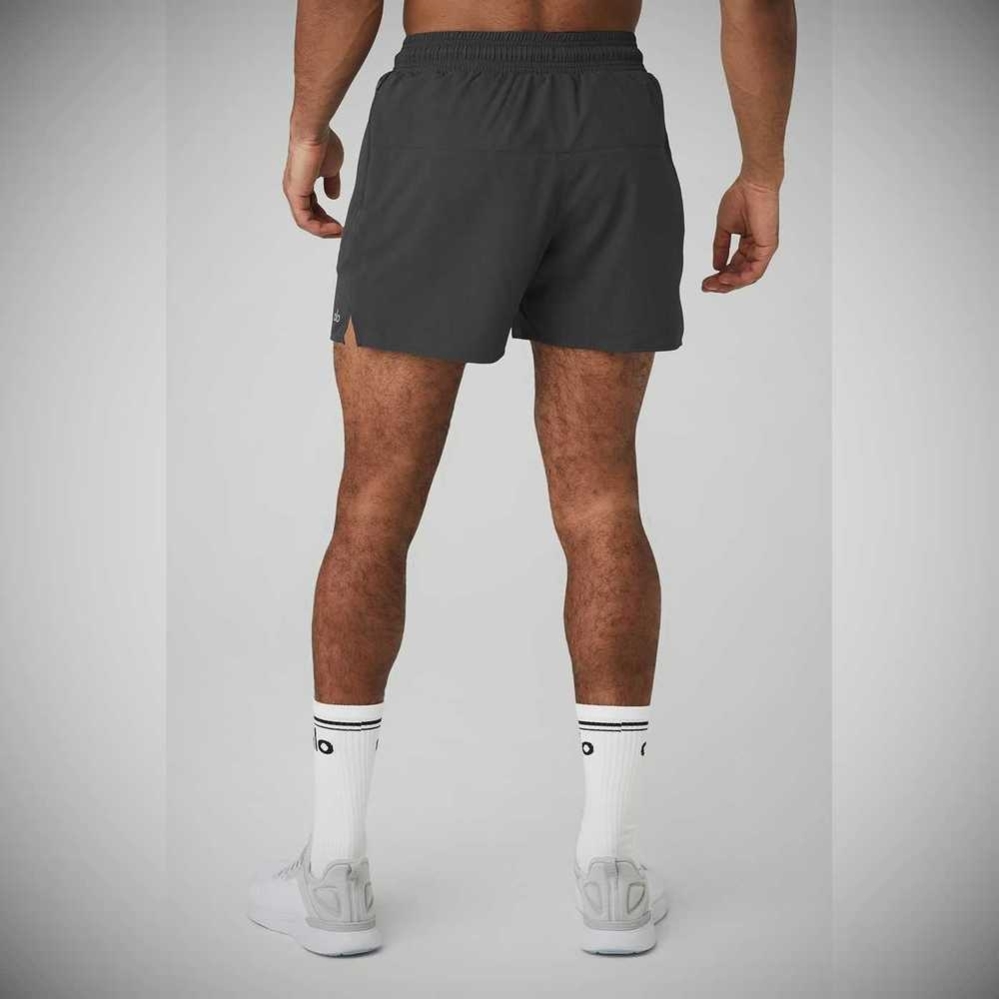 Bermudas Alo Yoga Ripstop 7” On-Set Hombre Grises | MX-08AYQI