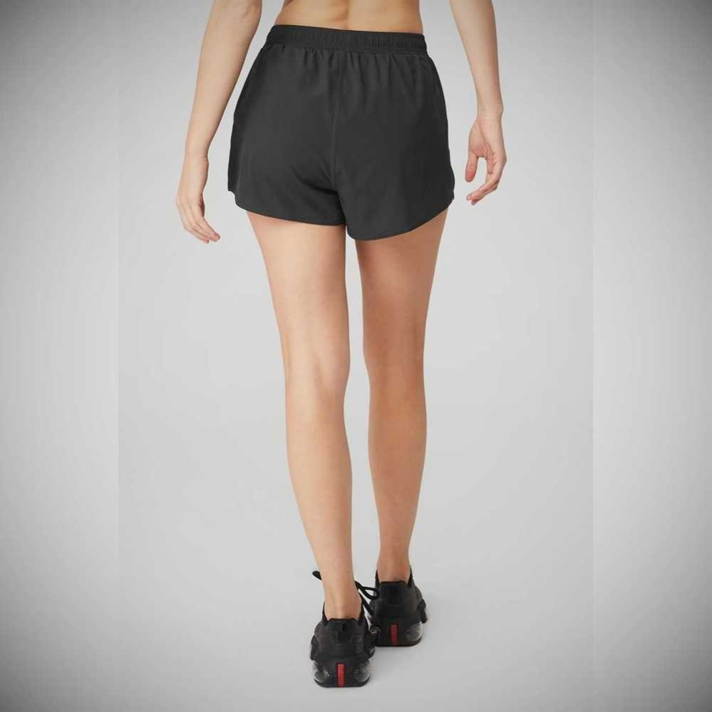 Bermudas Alo Yoga Stride Mujer Grises | MX-67SXGP