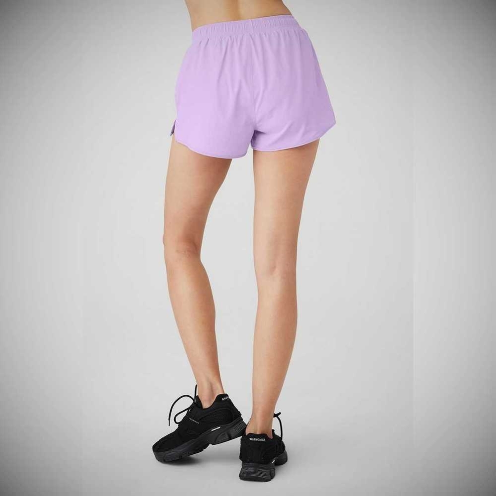 Bermudas Alo Yoga Stride Mujer Morados | MX-62KFLQ