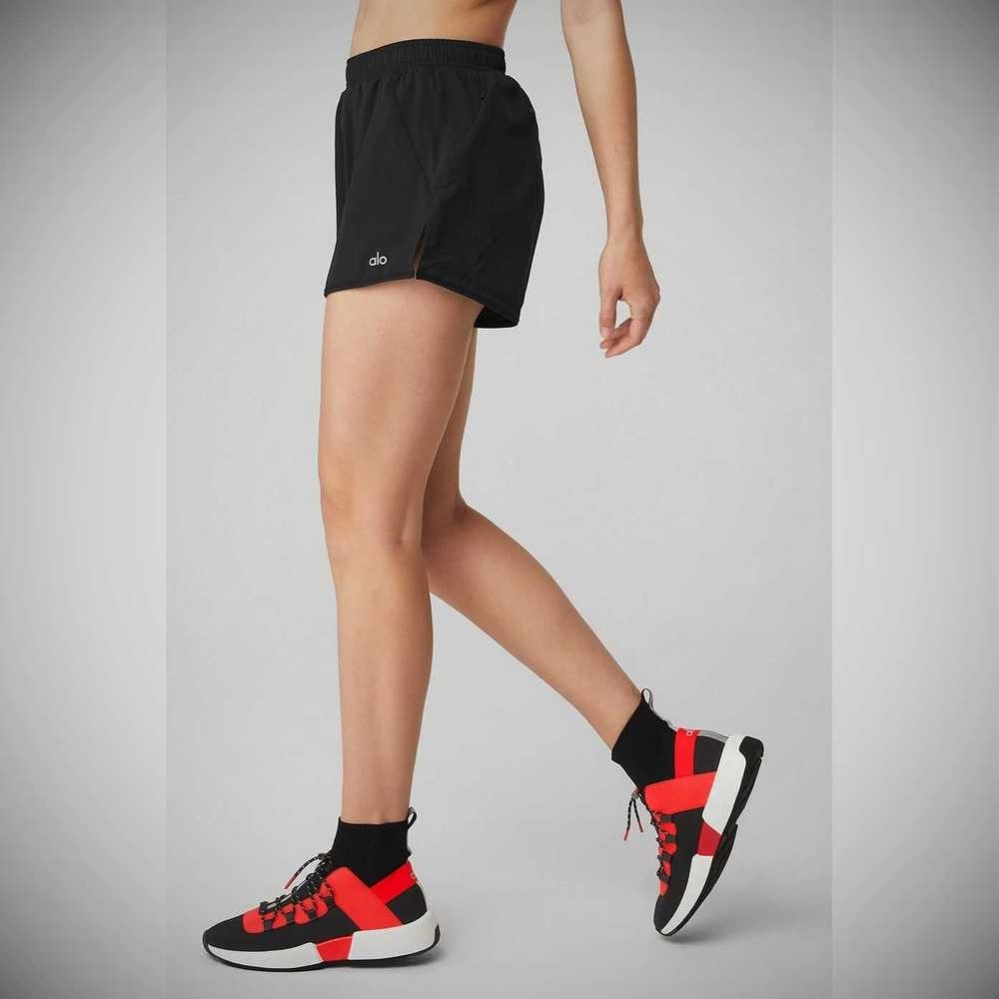 Bermudas Alo Yoga Stride Mujer Negros | MX-60ONQI