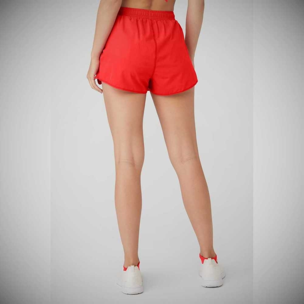 Bermudas Alo Yoga Stride Mujer Rojos | MX-41IMEL