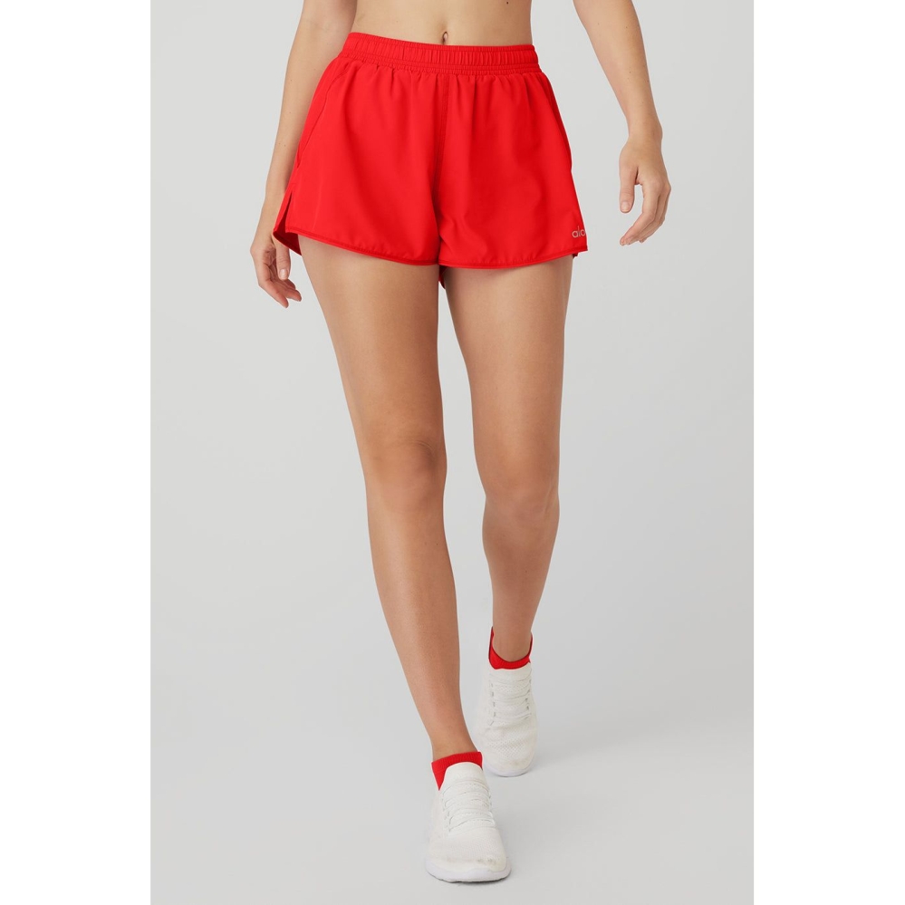 Bermudas Alo Yoga Stride Mujer Rojos | MX-41IMEL