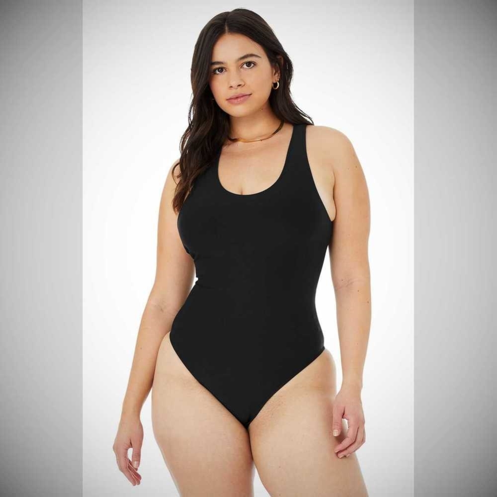 Bodysuit Alo Yoga Airlift Barre Mujer Negros | MX-27YAIE