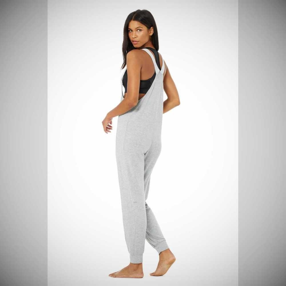 Bodysuit Alo Yoga Layback Jumpsuit Mujer Grises | MX-17CEHV