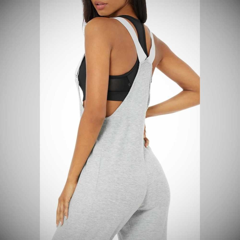 Bodysuit Alo Yoga Layback Jumpsuit Mujer Grises | MX-17CEHV