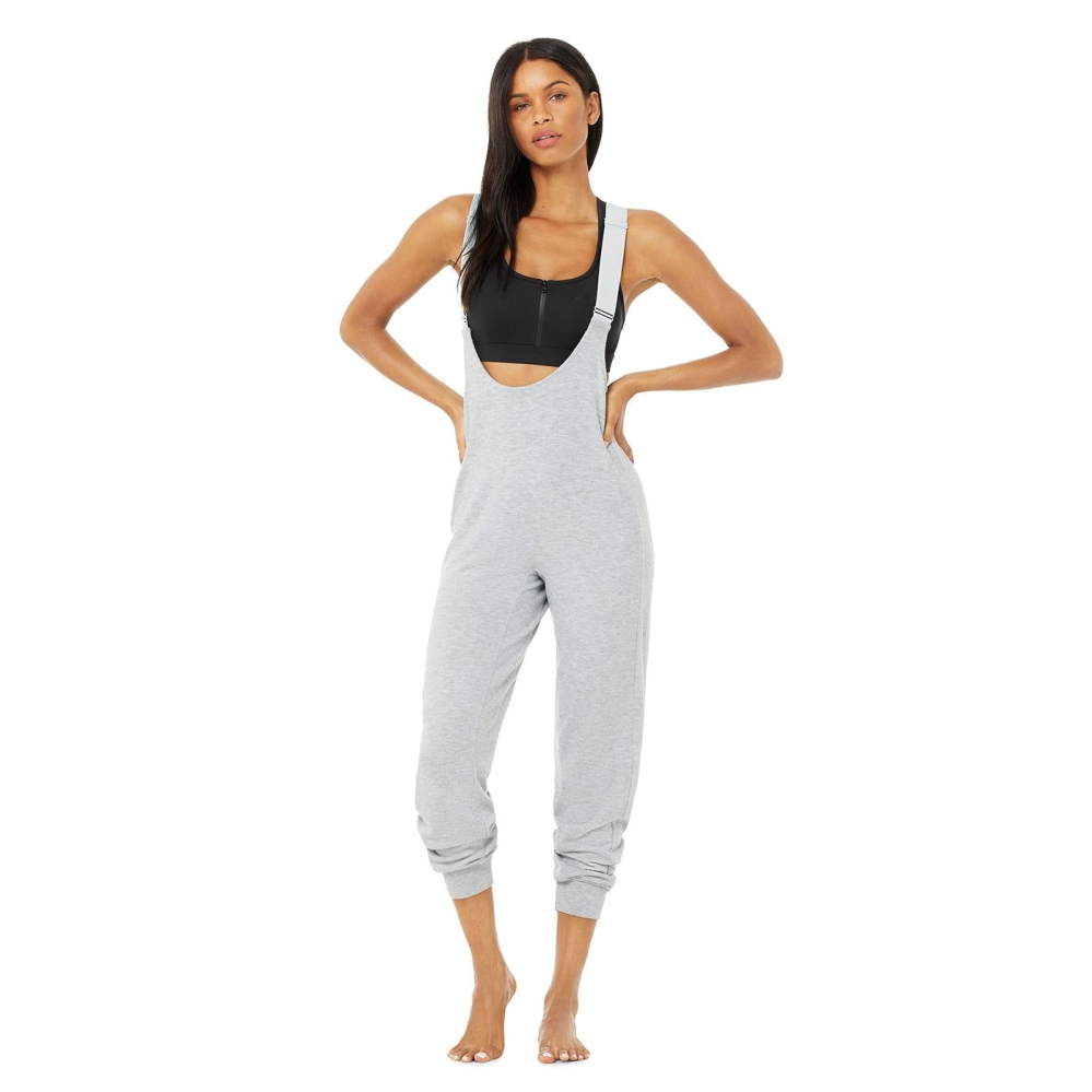 Bodysuit Alo Yoga Layback Jumpsuit Mujer Grises | MX-17CEHV