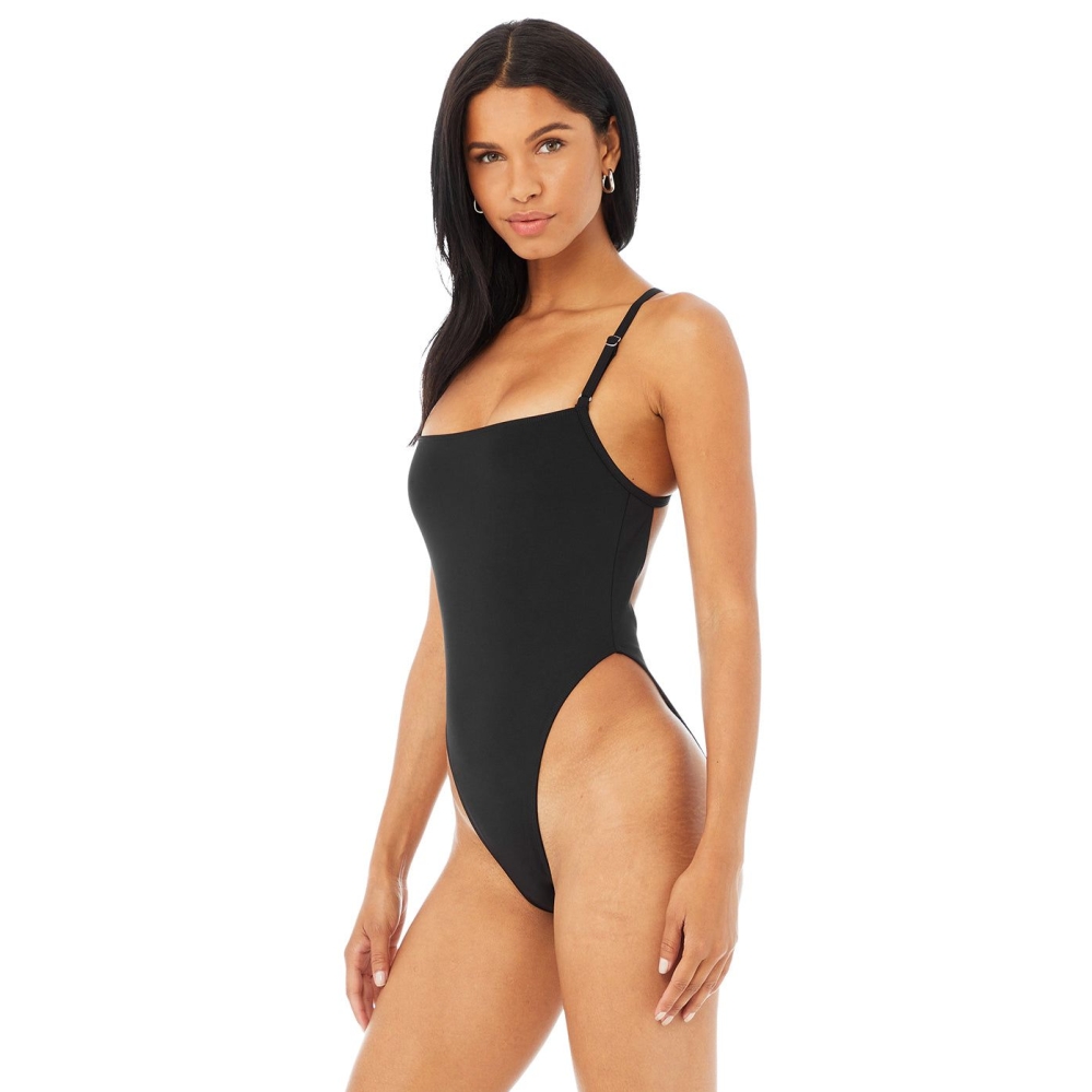 Bodysuit Alo Yoga Thrill Seeker Mujer Negros | MX-80DRMZ