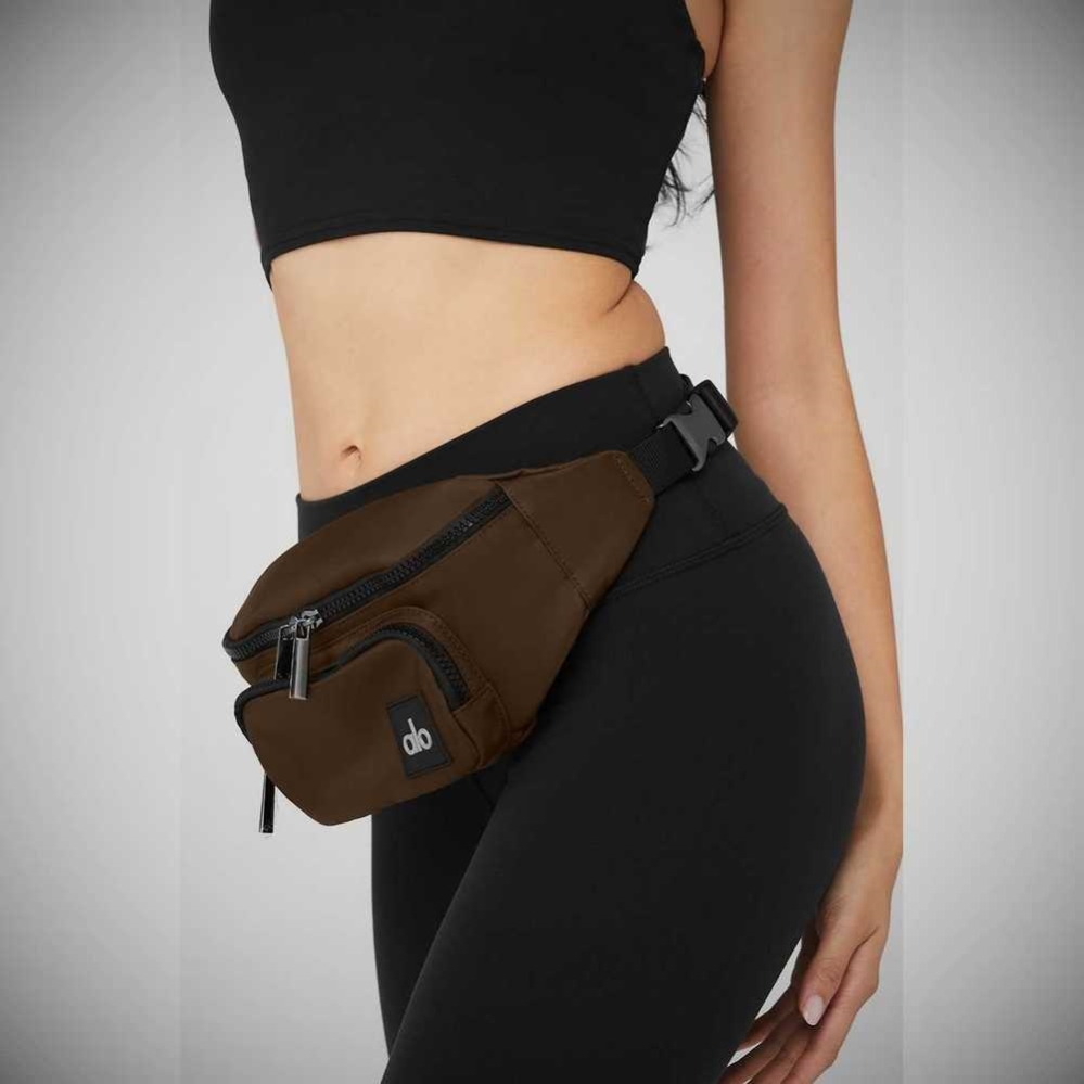 Bolsas Alo Yoga Explorer Fanny Pack Mujer Cafes | MX-46WVBT