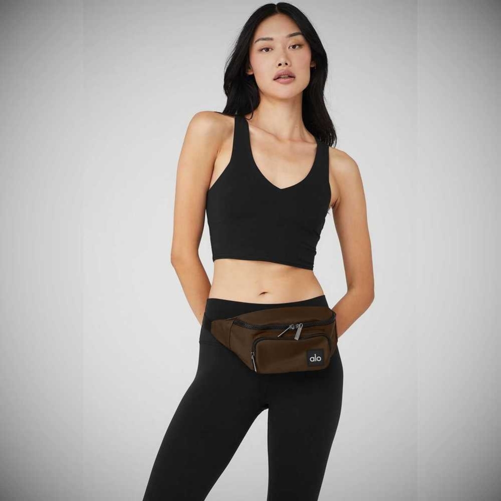 Bolsas Alo Yoga Explorer Fanny Pack Mujer Cafes | MX-46WVBT