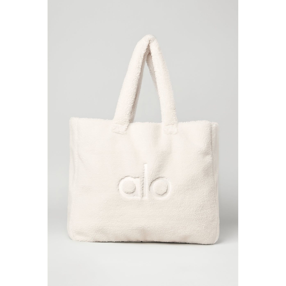 Bolsas Alo Yoga Foxy Sherpa Tote Mujer Blancos | MX-98LOQS