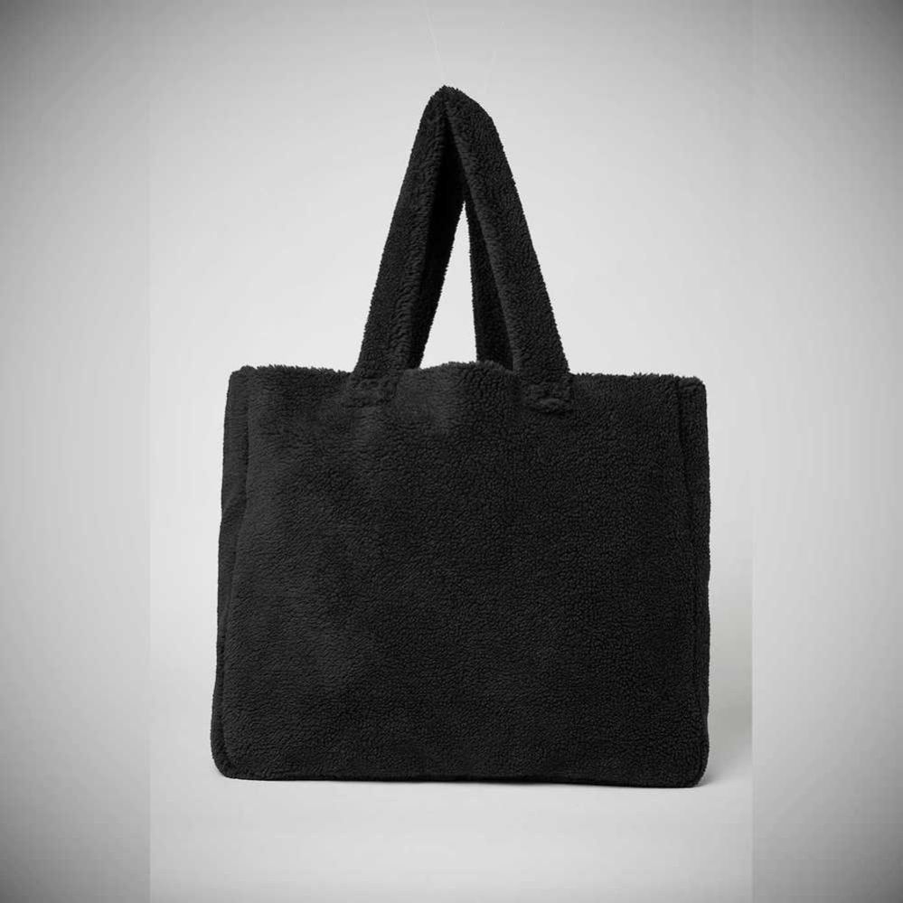 Bolsas Alo Yoga Foxy Sherpa Tote Mujer Negros | MX-29JSHD