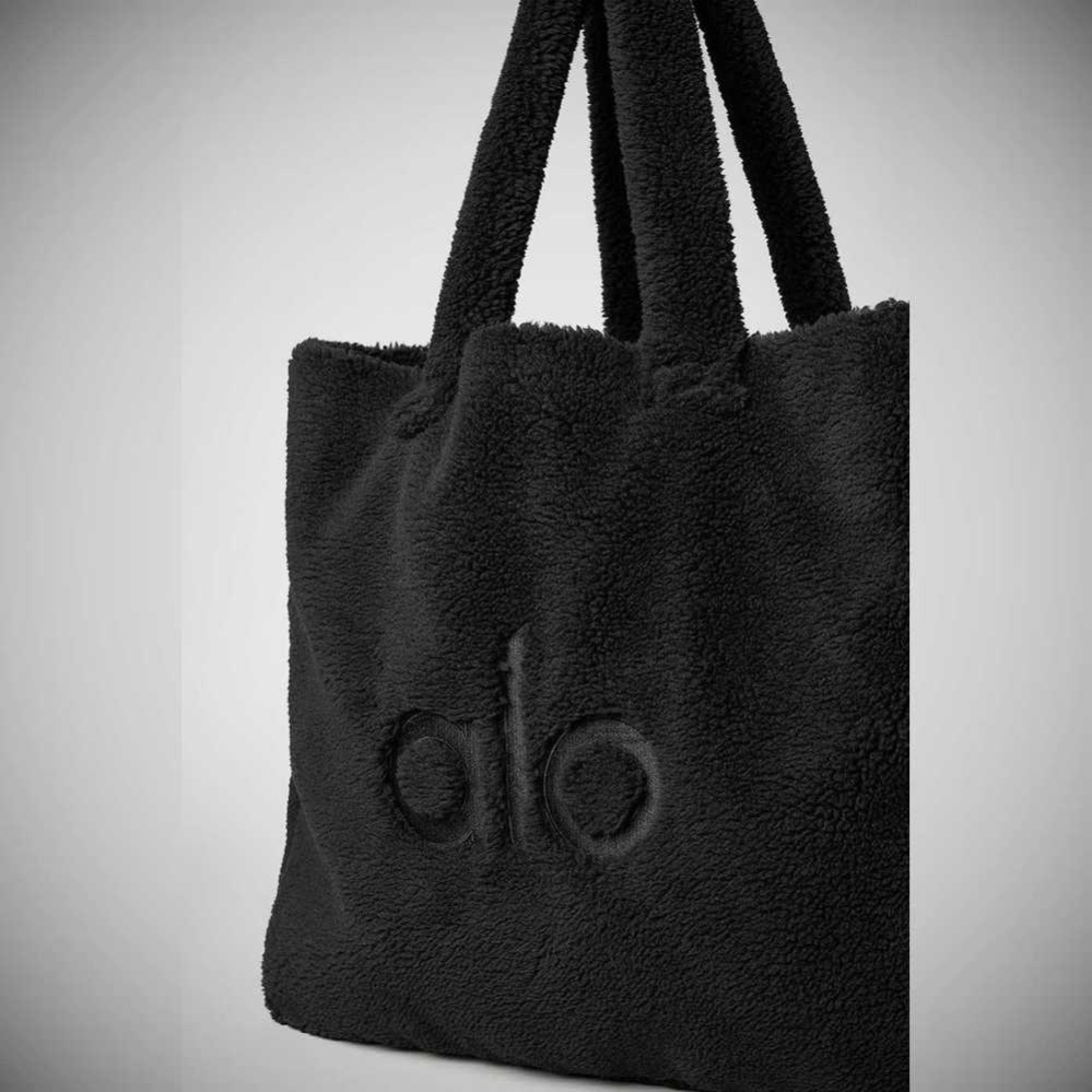 Bolsas Alo Yoga Foxy Sherpa Tote Mujer Negros | MX-29JSHD