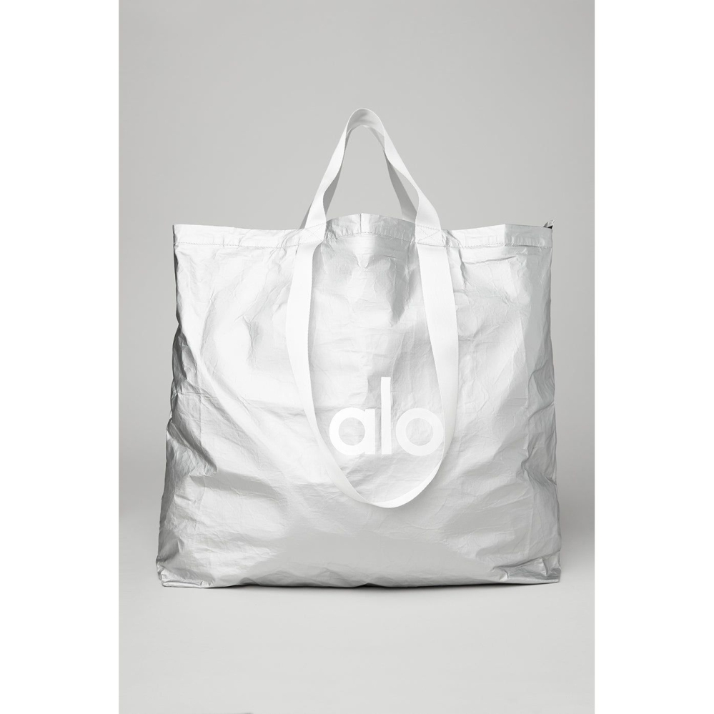 Bolsas Alo Yoga Keep It Dry Packable Tote Mujer Plateados | MX-81KLNT