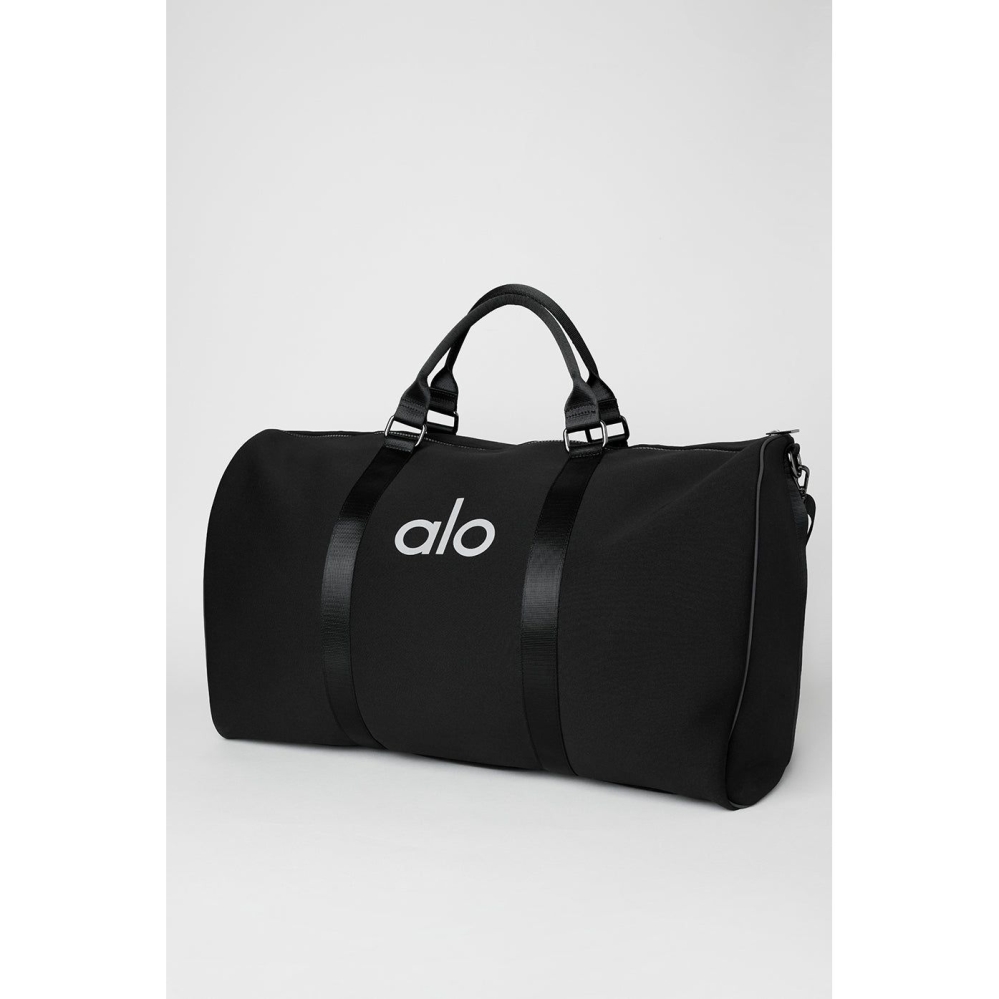 Bolsas Alo Yoga Large Traverse Duffle Hombre Negros Plateados | MX-16VKFA