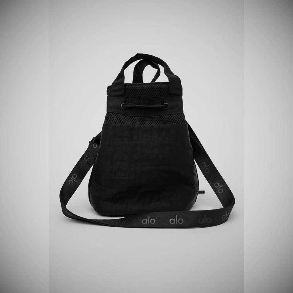 Bolsas Alo Yoga Utility Cross Body Bucket Mujer Negros | MX-79ZYFN