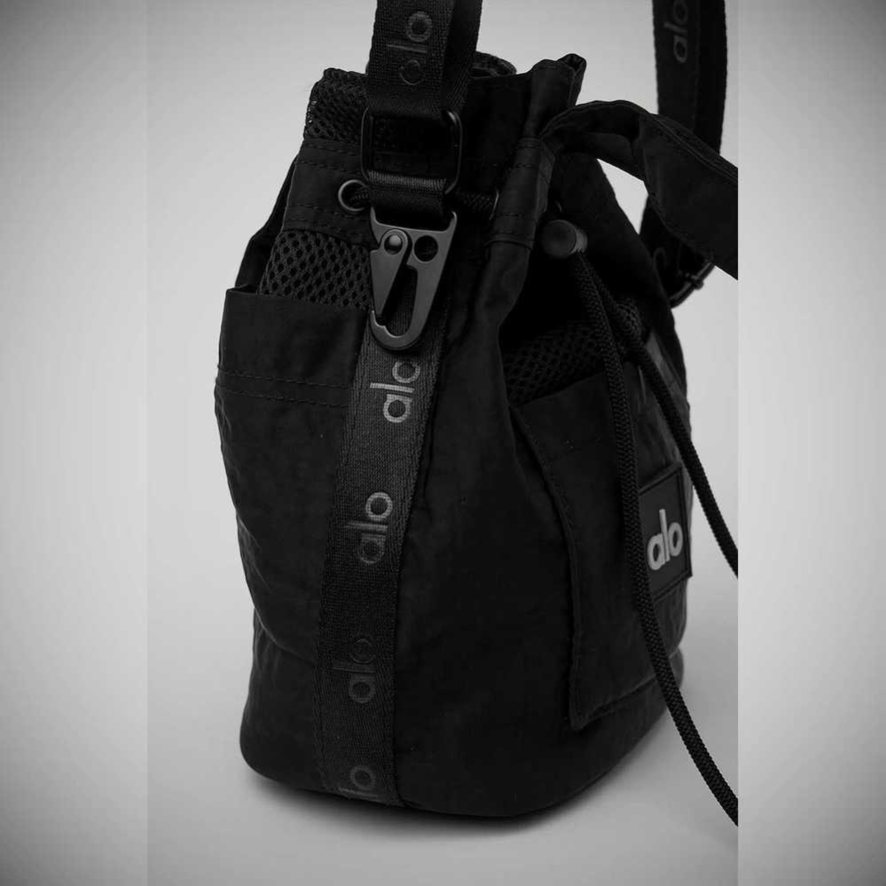 Bolsas Alo Yoga Utility Cross Body Bucket Mujer Negros | MX-79ZYFN